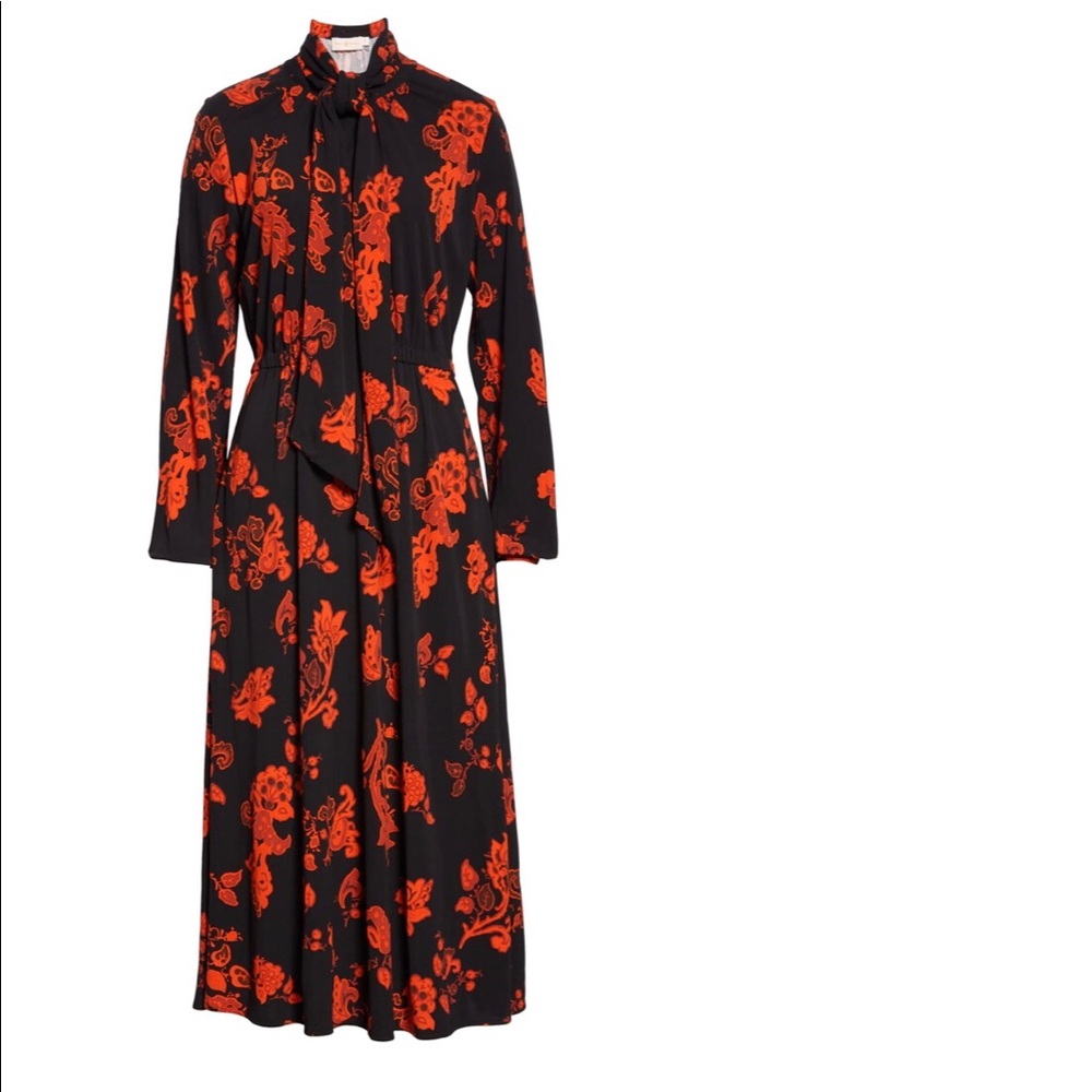Tory Burch printed jersey midi dress